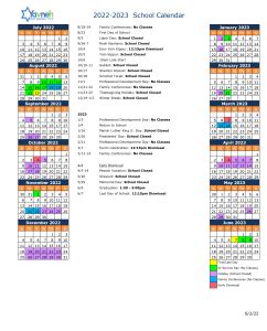 Yavneh Academy Calendar
